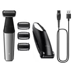 Philips Bodygroom Series 5000 Waterproof Shaver with 3 Attachment - BG5021/15