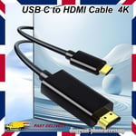 USB C Type C To HDMI 4K Cable TV Adapter Mobile Phone Tablet HD Universal