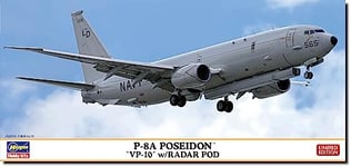 Hasegawa- Poseidon CP10 1/200 P-8A avec Radar Kit de modélisme, 10856, Multicolore