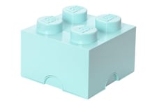 LEGO Storage Brick 4 - opbevaringsboks - akvamarin