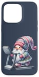 iPhone 15 Pro Max Fitness Gnome On Treadmill Running Machine For Women And Gym Case