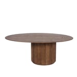 Asplund - Palais Ovale Coffee Table - Teak Stained Ash - Soffbord - Anya Sebton & Eva Lilja Löwenhielm - Brun - Trä