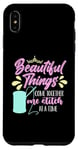 iPhone XS Max Beautiful Things Come Together Loves Stitching Cross Stitch Case