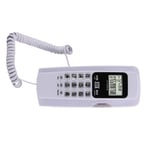 T555 Mini Wall Mounted Phone Caller Id Hotel Home Office Telephone With Lc Set