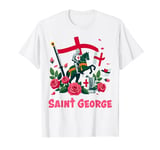 Saint George England St George’s Day Knight Flag T-Shirt