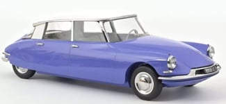 NOREV - Voiture de 1959 couleur bleu et blanche – CITROEN DS 19 - 1/12 - NORE...