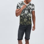 LIBERTO - t-shirt liberto vert kaki homme