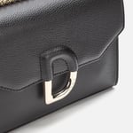 DKNY Von Flap Shoulder Cross Body Leather Handbag Cross Body Bag Black  RRP £220