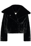 YonekoIW Short Coat - Black