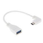 Usb Type C OTG and Data Cable Angled to Usb 3.0 for Devices with Usb C Port