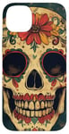 iPhone 14 Plus Skull Mexican Sugar Skull art Sugar skull Floral Case