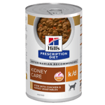 Hill's Prescription Diet Dog k/d Kidney Care Chicken & Vegetables Stew Canned - Wet Dog Food 156 g x 24 st