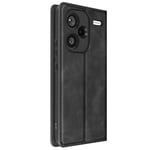 Avizar Case formi Note 13 Pro Plus Wallet Video Support Soft Cover, Black