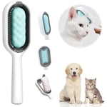 Wddnaot - Brosse Chat Brosse Chien, Universel Brosse Anti Poils Animaux, Brosse pour Chat Poil Long, Brosse de Nettoyage Multifonctionnelle pour le