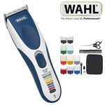 Wahl Mens Colour Pro Cord Cordless Hair Clipper Trimmer Grooming Set 9649-017