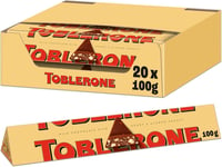 Toblerone Milk Chocolate Bar 100g Honey Almond Nougat Swiss Treat Gift