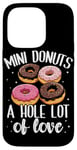 Coque pour iPhone 14 Pro Mini donuts A Hole Lot of Love Mini Donuts