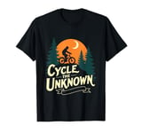 Cycle the Unknown: Moonlit Forest Adventure T-Shirt