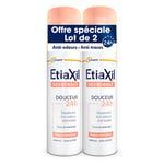 Etiaxil - Déodorant - Transpiration Faible - Aisselles - 48h - Aérosol - Fabriqué en France - Lot de 2