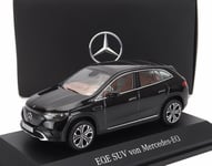 MERCEDES EQE SUV ART LINE X294 2023 OBSIDIAN BLACK NZG B66960835 1:43 BENZ