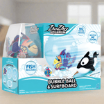 Jeu de démarrage Zhu Zhu Aquarium Bubble Ball & Surfboard avec poisson