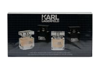 Gift Set Miniature Mini Karl Lagerfeld Pour Homme Femme 4.5ml x4 Men Women