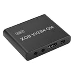 Full HD Mini Box Media Player 1080P Media Player Box Support USB MMC RMVB MP NDE