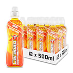 Carabao Sport Energy Drink Orange, 12 x 500ml Bottles Case, Isotonic, Electrolytes, No Aspartame, B Vitamins B6 B12, Sports Drink, Hydration, Performance, Fruit Flavour, Vegan, Bulk Crates, Multipack