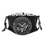 ewretery The Ramones Unisex, washable and reusable mask, sun-proof and dust-proof balaclava mask, outdoor riding, fishing, skiing