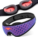 Manta Pro Sleep Mask - 100% Light Blocking Sleep Mask for Side Sleepers, and for