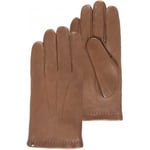 Gants Isotoner  Gants Homme cuir/cachemire et soie Caramel