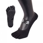 TOETOE Yoga&Pilates - anti-slip tåstrumpor, svart