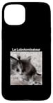 Coque pour iPhone 15 Plus evillarry larry chat meme brainrot lobotomisateur mastermind