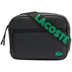 Pochette Lacoste  Sacoche bandouliere  Ref 63871 N71 Noir 25*20.5*6 cm