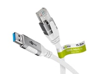 Goobay Usb-Kabel Usb-A 3.0 Til Rj45 Ethernet-Kabel, 15 M - Kabellengde 15 M