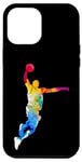 Coque pour iPhone 12 Pro Max Balle de basket pour joueur de basket