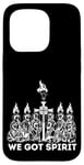 Coque pour iPhone 15 Pro We Got Spirit Cross Flames Ensemble Saints