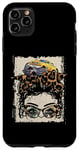 iPhone 11 Pro Max Monster Trucks Smashers Jam Hot Messy Bun Hair Leopard Case