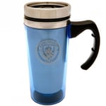 Manchester City FC Officiell Aluminium Resemugg En Storlek Sky B Sky Blue One Size