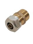 Roth connector 15 mm x 3/4" male red