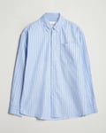 Les Deux Kolton Herringbone Poplin Shirt Bel Air Blue