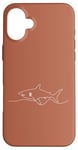 Coque pour iPhone 16 Plus Global Oceans Protection pour requin marin Grand requin blanc