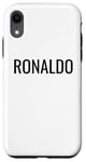 Coque pour iPhone XR Ronaldo