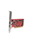 StarTech.com 2 Port PCI SuperSpeed USB 3.0 Adapter Card with SATA Teho