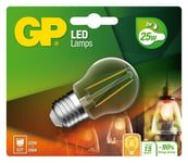 GP - LED Lamp Filament Mini Globe, E27, 2W (25W), 250lm