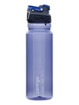 Contigo Free Flow Bouteille, grande bouteille en Tritan sans BPA, 100% étanche, bouton poussoir pour boire, bouteille de sport outdoor premium pour la rando, le vélo, 1000 ml