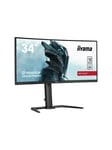 34" iiyama G-MASTER Red Eagle GB3467WQSU-B5 - LED monitor - curved - 34" - HDR