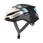 Abus Casque de vélo de course ABUS StormChaser - casque de vélo léger et confortable pour le cyclisme professionnel pour femmes et hommes - or/turquoise, taille L