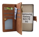 XL Standcase Lyxfodral Samsung Galaxy S23 FE 5G (Brun)