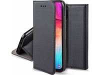 Smart Magnet Case For Realme 8 / 8 Pro Black